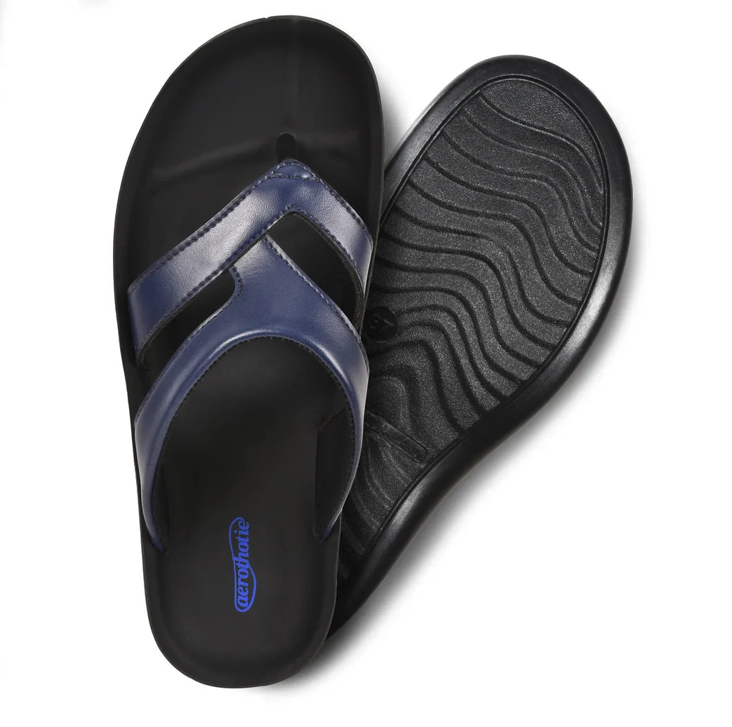 Aerothotic - Raido Womens Comfortable Strappy Sandal, Navy